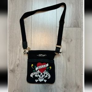 Vintage Ed Hardy Crossbody Bag
